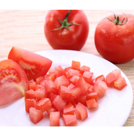 Bild von Tomatenwürfel
