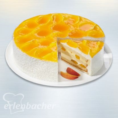 Bild von Pfirsich Creme Fraiche Torte