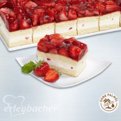 Bild von Erdbeer-Buttermilch-Schnitte