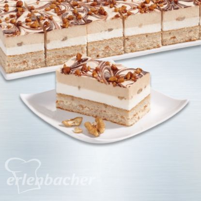 Walnuss-Crunch-Schnitte