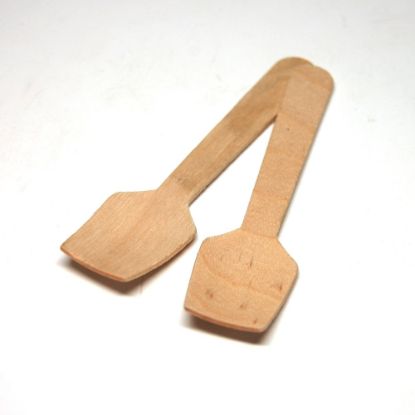 Bild von Holz-Eisspaten braun,95 mm