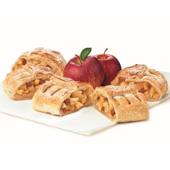 Bild von PAN Apfelstrudel Schnitte 110g mit der Beschreibung fertig gebacken