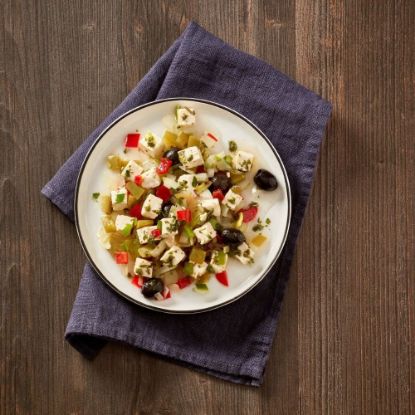 Bild von Hirtensalat 1kg Becher mit der Beschreibung Vorbestellung bis mittwochs - Lieferung ab Folgewoche Montag