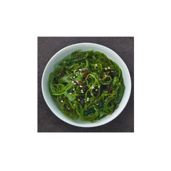 Bild von Wakame-Seealgensalat mariniert mit der Beschreibung mit Sesam & Gewürzen