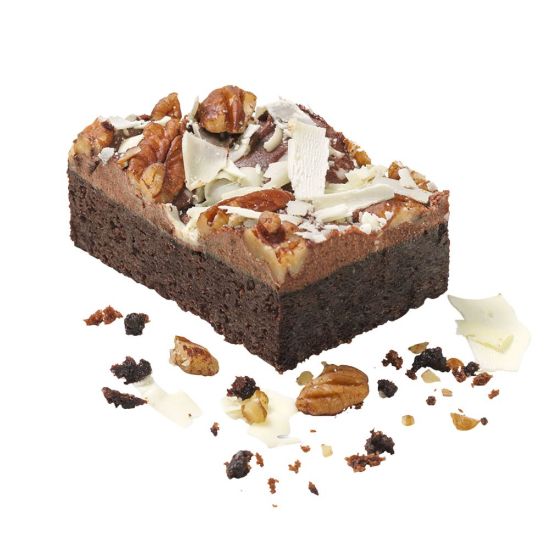 Bild von Pecan Brownie mit der Beschreibung 19x28 cm/1000g in 16 Stk vorgeschnitten