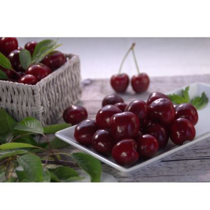 Bild von Sauerkirschen mit der Beschreibung entsteint