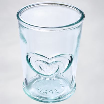 Bild von Eisglas mit LangneseHerz 200ml mit der Beschreibung H 10cm, Ø 7,7cm