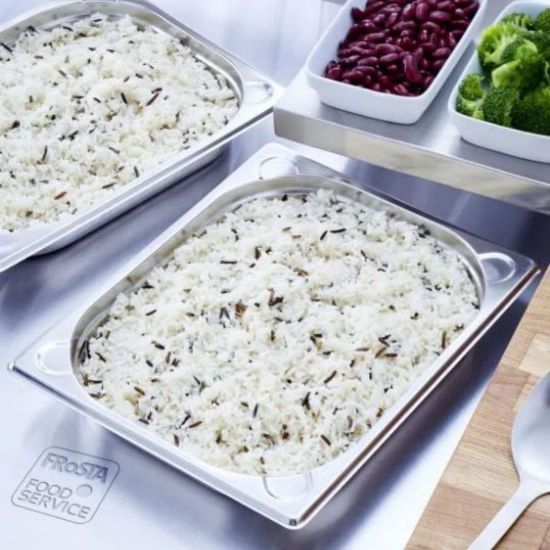 Bild von Wildreismischung FRoSTA mit der Beschreibung fix & fertig, vegan