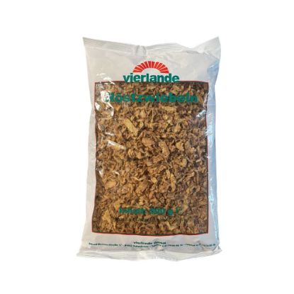 Bild von Röstzwiebeln  500g Beutel mit der Beschreibung Aus frischen Zwiebeln geröstet. Passend zu Hot Dog, Burger oder Salaten.