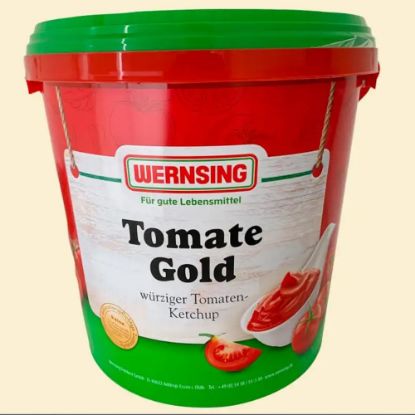 Bild von Tomatenketchup Gold 10kg/Eimer mit der Beschreibung Aus sonnengereiften Tomaten. Deklarationsfrei