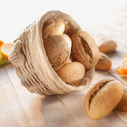 Bild von Roggen-Schrippe 85g mit der Beschreibung Roggenmischbrötchen, vorgebacken