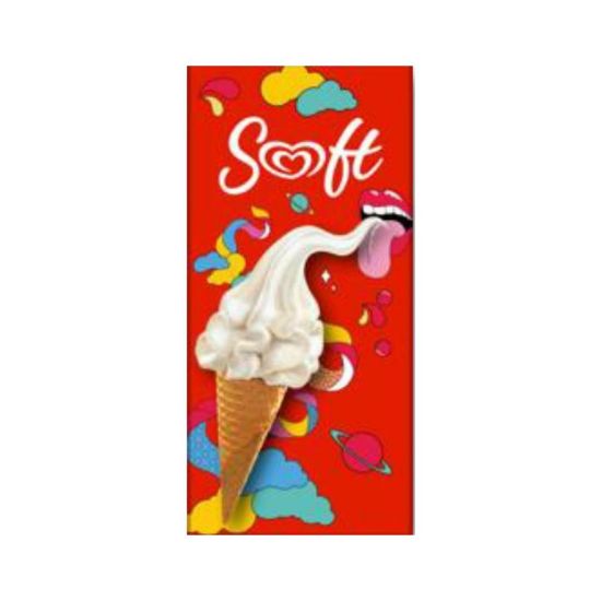 Bild von Poster Langnese Soft mit der Beschreibung für Metall A-Stand