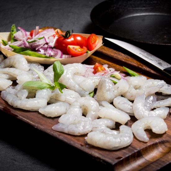 Bild von Seawater Riesengarnelen  26/30 mit der Beschreibung roh,geschält,ohne Kopf, einzeln entnehmbar