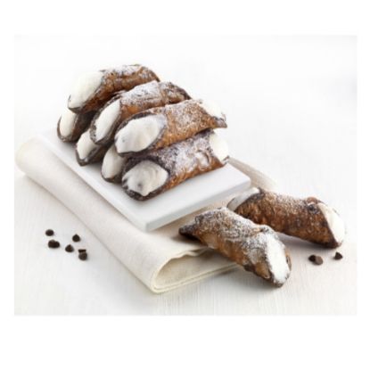 Bild von Mini Cannolo Siciliano 28g mit der Beschreibung gefüllte Gebäckröllchen