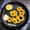 Bild von Tintenfischringe paniert, 30/70 mit der Beschreibung Calamares Romana - Tintenfischringe im Backteig