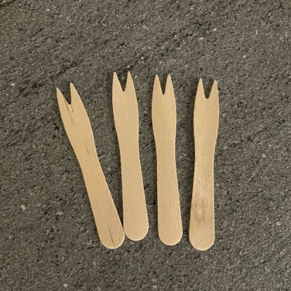 Bild von Holz-Pommes Fr.-Gabeln