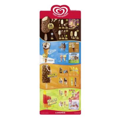 Bild von Flexible Preistafel für 36 Produkte mit der Beschreibung Sortiment vorgedruckt, B 41,5 x 96cm