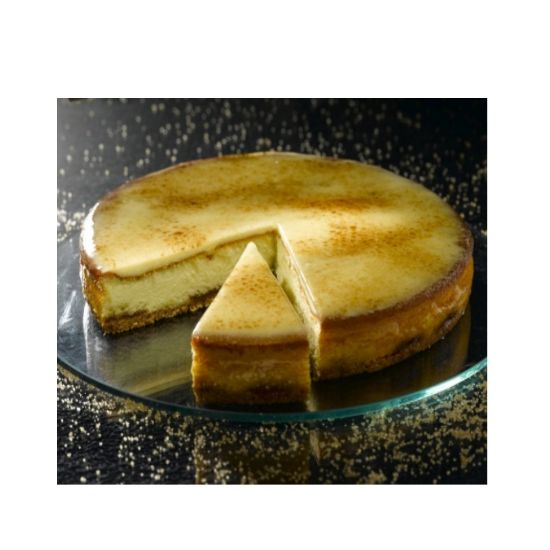 Bild von Cheesecake Bruleé-Käsekuchen mit der Beschreibung Ø26cm/1400g ungeschnitten