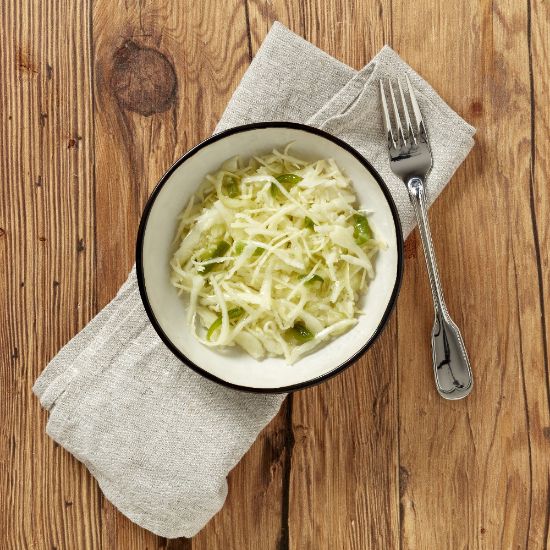 Bild von Weißkrautsalat pikant mit der Beschreibung Vorbestellung bis mittwochs - Lieferung ab Folgewoche Montag