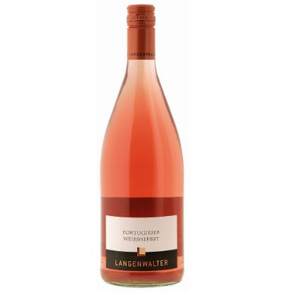 Bild von Langenwalter Portugieser Weißherbst Pfalz QbA mit der Beschreibung 1,0L/Fl. - 11% Vol.