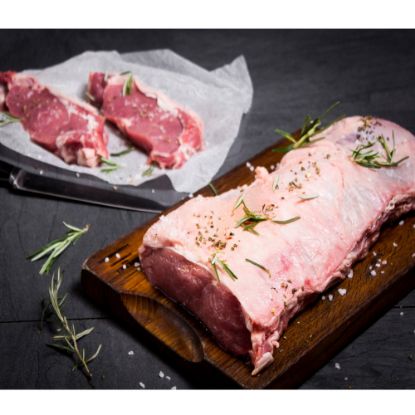 Bild von Kalbsrücken ohne Knochen, ganz mit der Beschreibung ca.4 kg / Stück