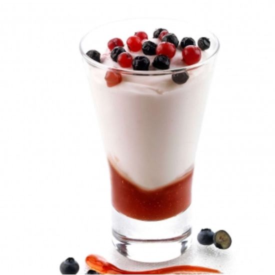 Bild von Coppa Yogurt e Frutti de Bosco 100g mit der Beschreibung Joghurteis mit  Waldfrüchten im Glas