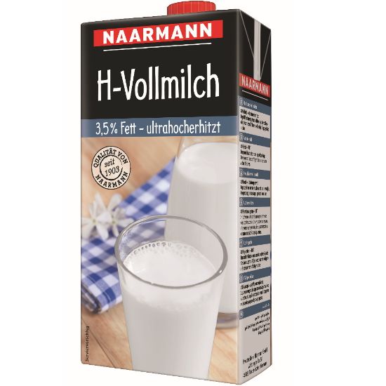 Bild von H-Milch Naarmann 3,5% mit der Beschreibung mit Ein-Dreh-Verschluss