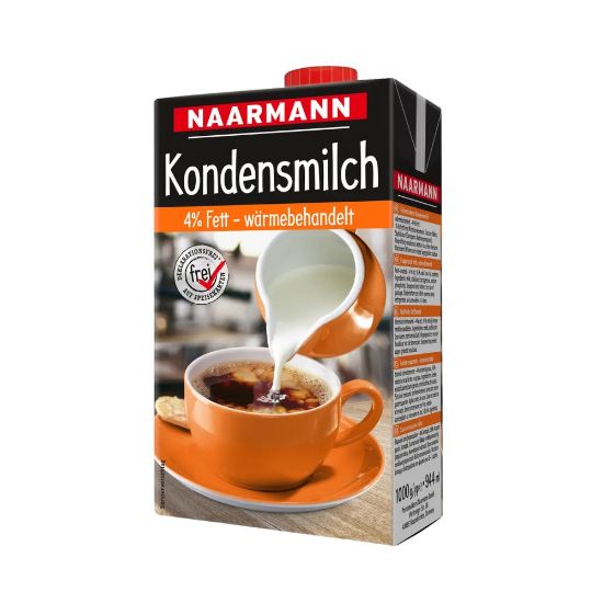 Bild von Kondensmilch Naarmann 4% mit der Beschreibung mit Ein-Dreh-Verschluss