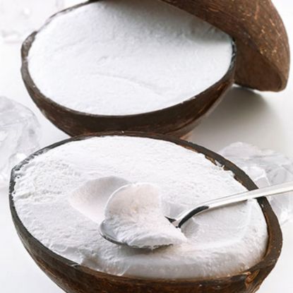 Bild von Cocco Ripieno 140g mit der Beschreibung Kokoseis in echter Nussschale