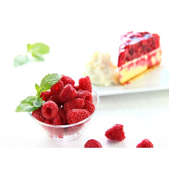 Bild von Himbeeren mit der Beschreibung Aromatisch & Lecker, portionsweise entnehmbar