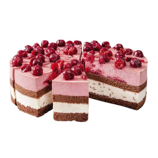 Bild von Schwarzwä-Kirsch-To.24cm 1900g mit der Beschreibung in 12 Stk. vorgeschn. NEU