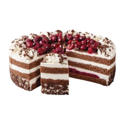 Bild von Kirsch-Stracciatella-Torte NEU mit der Beschreibung in 12 Stk. vorgeschn.