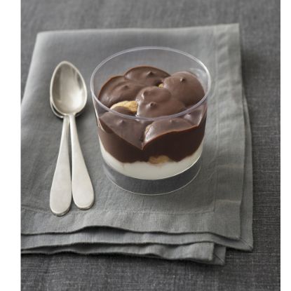 Bild von Coppa Profiterol mit der Beschreibung Halbgefrorenes Profiteroles-Dessert