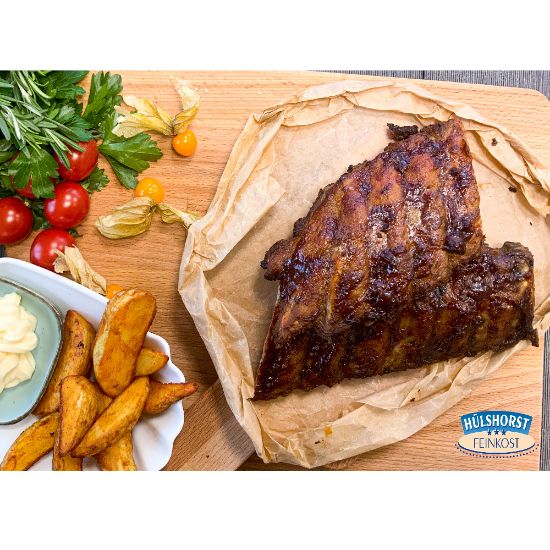 Bild von Spare Ribs Barbecue, ca.400g mit der Beschreibung Fix & fertig gewürzt & gegart/gebraten