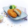 Bild von Hähnchenschnitte "Diana"  150g mit der Beschreibung Aus Hähnchenbrustfleisch, gefüllt mit einer Broccoli-Käse-Creme & mit goldgelber Panade umhüllt.