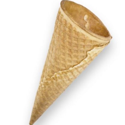 Bild von Eiswaffel TORINO mit der Beschreibung Süßes Hörnchen für 1-2 Eiskugeln.Ø 46 mm x 115 mm