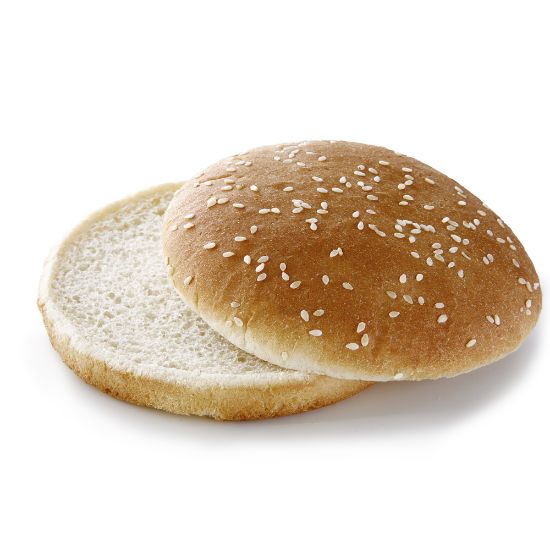 Bild von Hamburger Brötchen Sesam 80g mit der Beschreibung WEITER MIT ART.-NR. BB6032