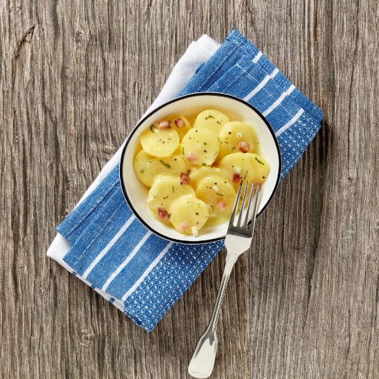 Bild von Kartoffelsalat Bayrisch/Schwäbisch mit der Beschreibung Vorbestellung bis mittwochs - Lieferung ab Folgewoche Montag
