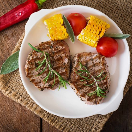 Bild von Lammhüftsteaks ohne Deckel mit der Beschreibung NEUSEELAND, 4 St vac. = ca.1,2 kg