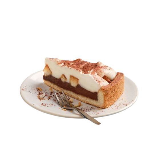 Bild von Tiramisu Cake 24 cm 1150 g mit der Beschreibung ø 24 cm / 1150 g in 12 Stk. vorgeschnitten