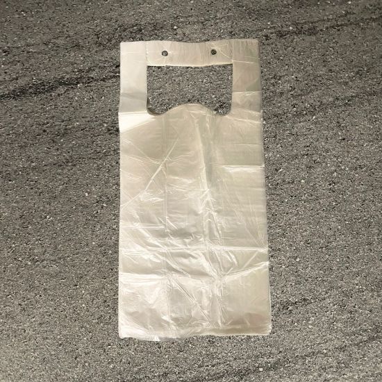 Bild von Knotenbeutel bis 3kg, geblockt mit der Beschreibung Stabiler Knotenbeutel, leicht vom Block abzureißen.