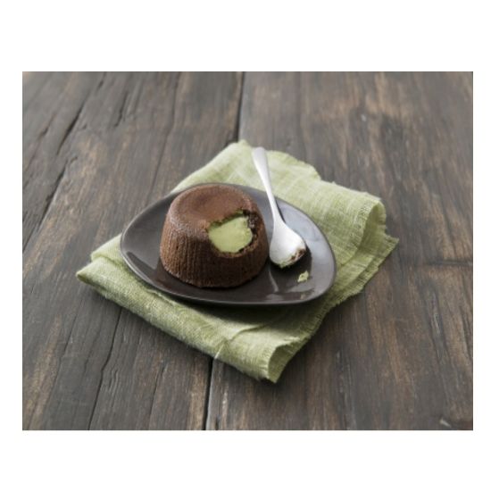 Bild von Soufflé AL Pistacchio 12x90g mit der Beschreibung Schokoladensouffle mit Pistazienkern