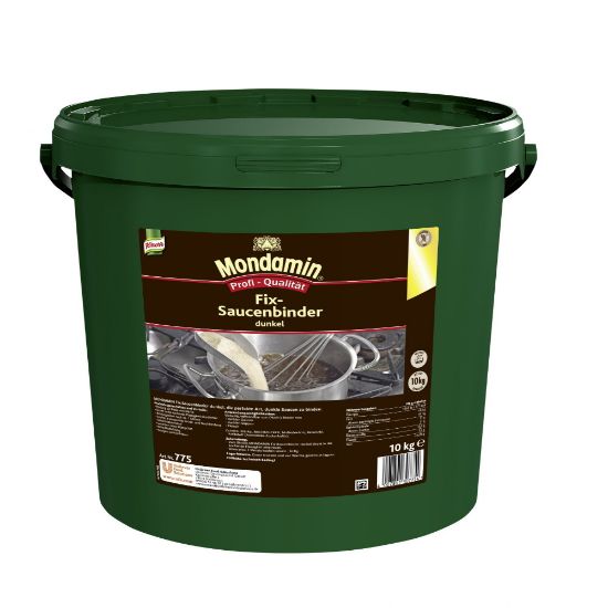 Bild von Mondamin Fix Saucenbinder DUNKEL mit der Beschreibung Die perfekte Art, dunkle Soßen zu binden!