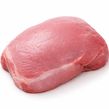 Frische Schweineoberschale ohne Deckel