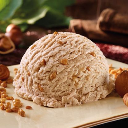 Bild von CDO Haselnuss-Krokant mit der Beschreibung Haselnusseis mit karamellisierten Haselnussstücken