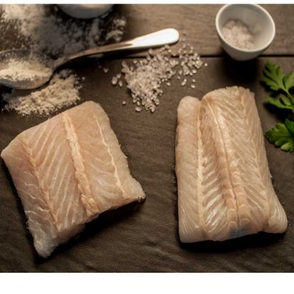 Bild von MSC Seelachsfilet LOINS180-200g mit der Beschreibung Saftige Mittelstücke vom Seelachs, praktisch Grätenfrei. MSC-C-5481