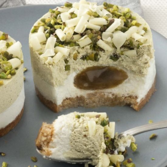 Bild von Mono Cremoso al Pistacchio 100g mit der Beschreibung Pistaziencreme-Törtchen