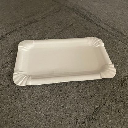 Bild von Pappteller 30 1/2  10x16cm mit der Beschreibung 250 Stk