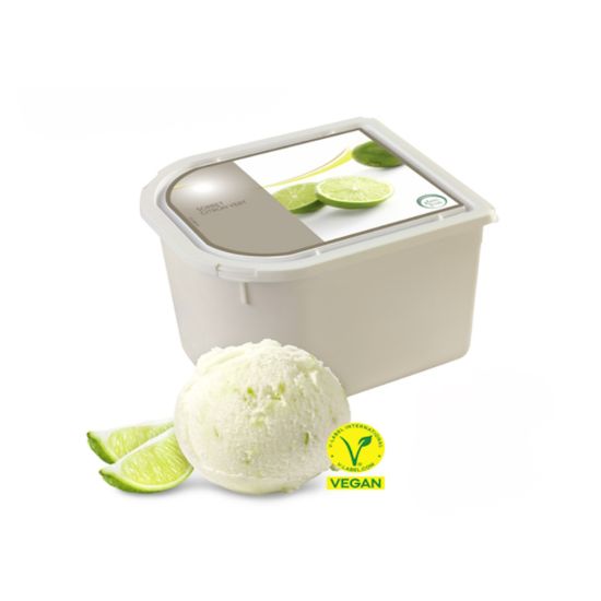 Bild von CDO Limetten Sorbet VEGAN mit der Beschreibung Limettensorbet mit Limettenfruchtfleisch.