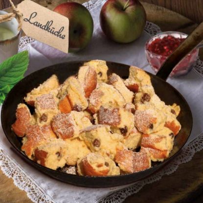 Bild von PAN Kaiserschmarrn mit Rosinen mit der Beschreibung Fertig gebacken & gerissen.Ideal als Hauptgericht oder leckeres Dessert.